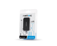 NATEC Czytnik USB 2.0 NATEC LOCUST 4-PORTY Czarny - 1450742 - zdjęcie 2